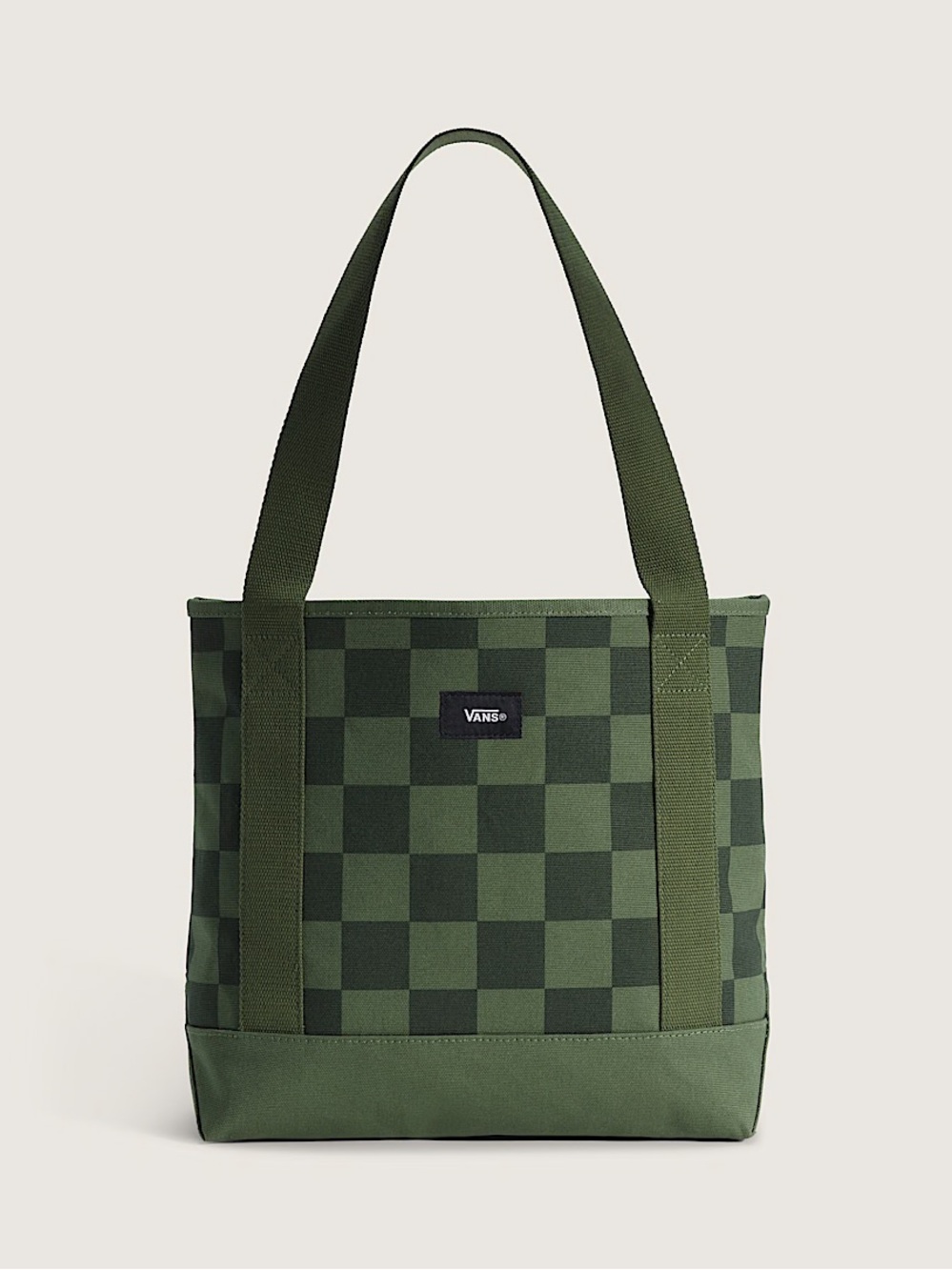 Vans Tote Bag - Checkerboard Pine Forest Green NWT
